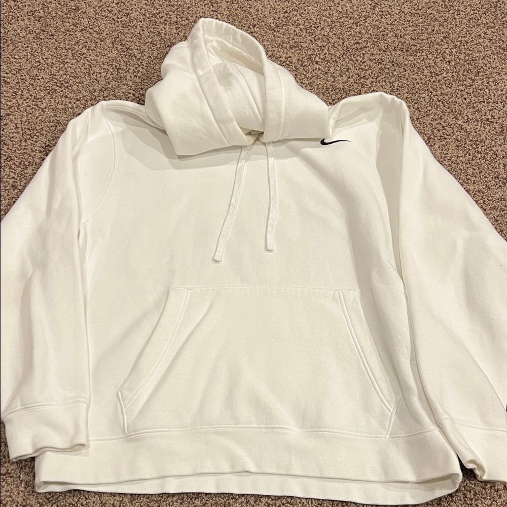 White Nike hoodie size XL